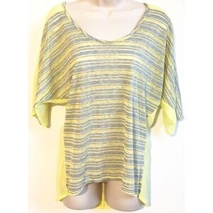 🆕 Say Anything lightweight hi low striped top